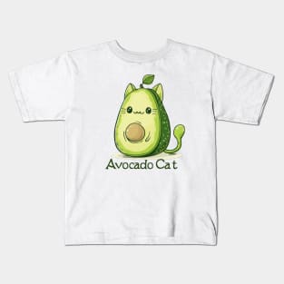 Avocado Cat Kids T-Shirt